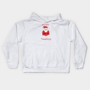 Target Santa Bird wishing you Season’s Tweetings! Kids Hoodie